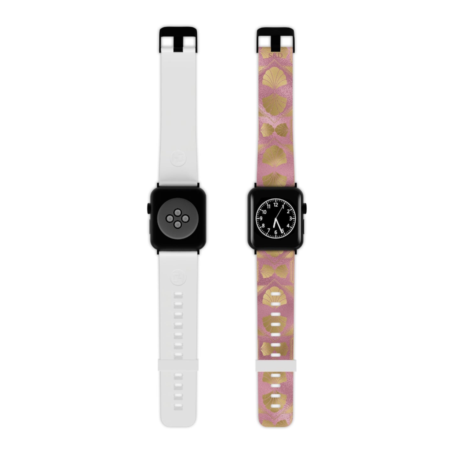 Collector's Vault: Blush Horizon | Digital Couture Pastel Pink Apple Watch Band | Adjustable Strap, Sweat-Resistant & Compatible with All Series