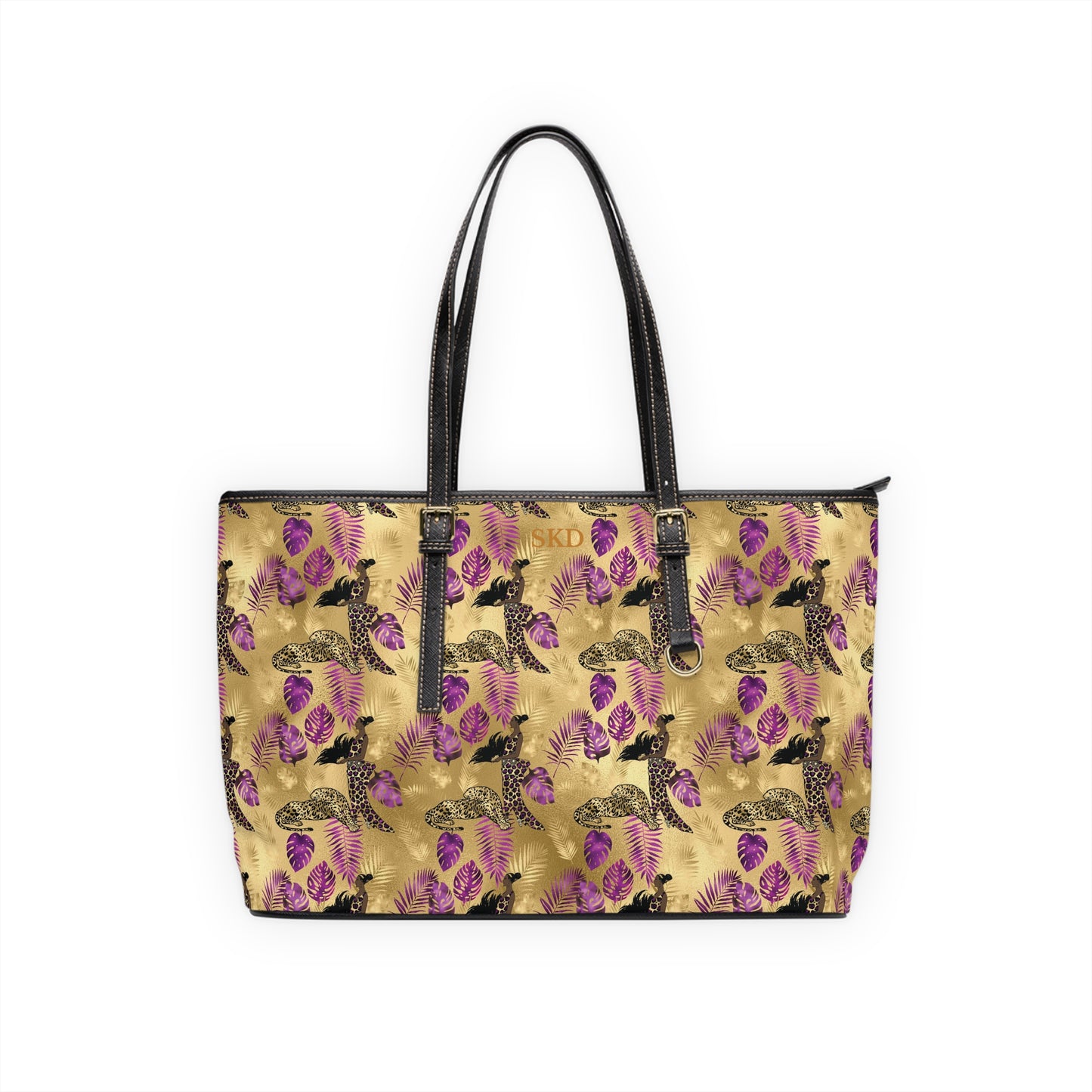 Vault Exclusive: Wild Majesty | Royal Purple and Gold Leopard Shoulder Bag | Bold Statement for Confident Fashionistas