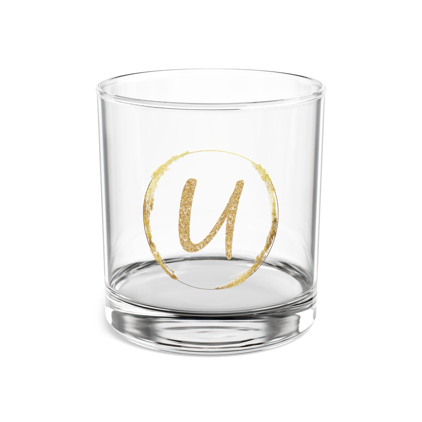 Letter U | 10oz Rocks Glass - Durable, BPA-Free, Made in the USA