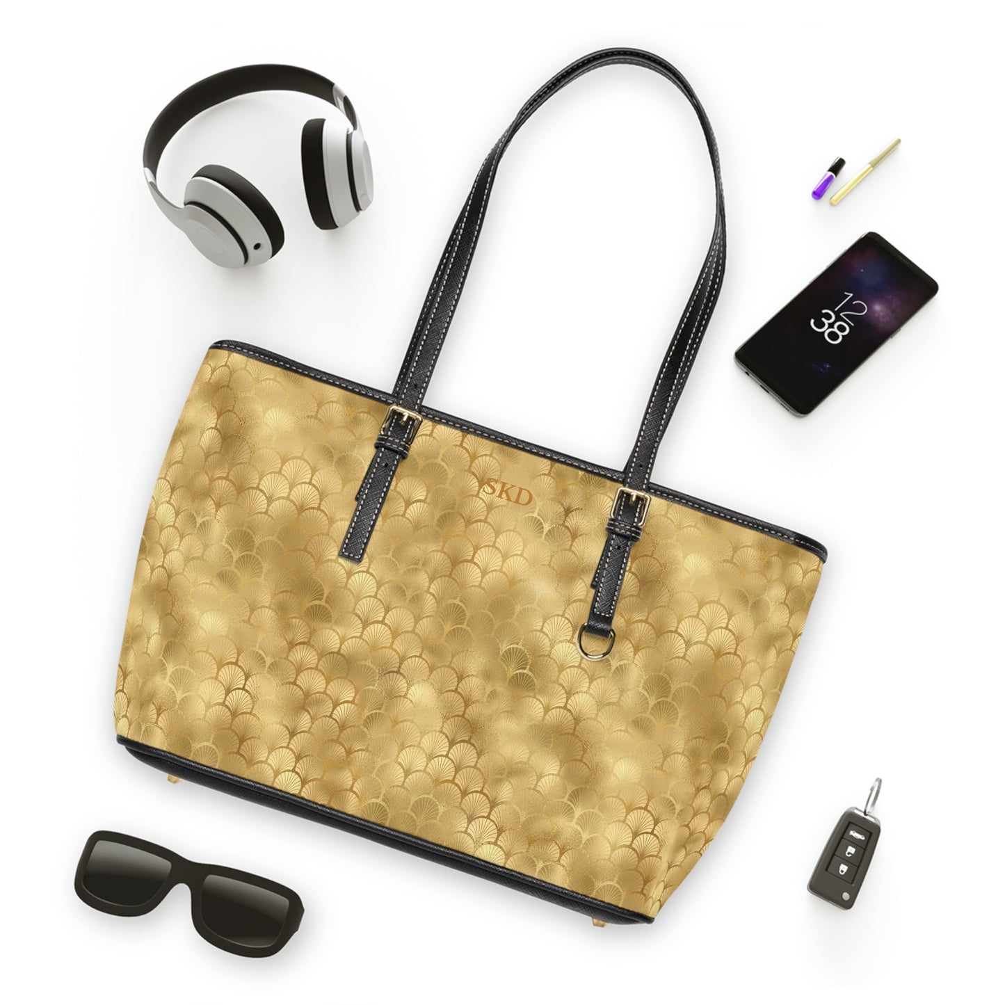 Vault Exclusive: Gold Horizon | Metallic Gold Smooth Shoulder Bag | Sunlit Glamour for Every Celebration