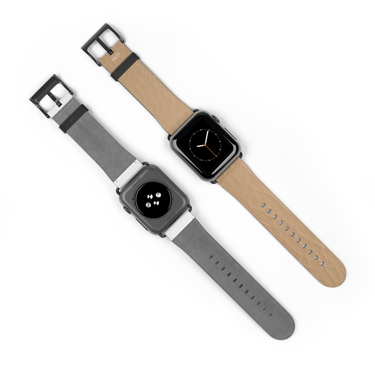 Tawny Reserve | Tan Faux Leather Luxe Apple Watch Strap, RoHS, REACH & Intertek Certified | Where Timeless Style Meets Everyday Utility