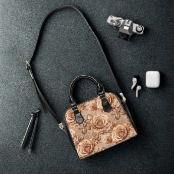 Vault Exclusive: Sepine Elegance | Sweet Rose Shoulder Bag | Luxury for Nature-Inspired Glam