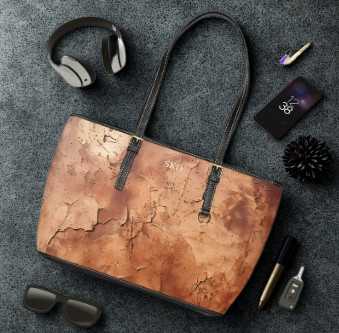 Heritage Luxe | Cognac Brown Faux Leather Shoulder Bag | Classic Sophistication with a Timeless Touch