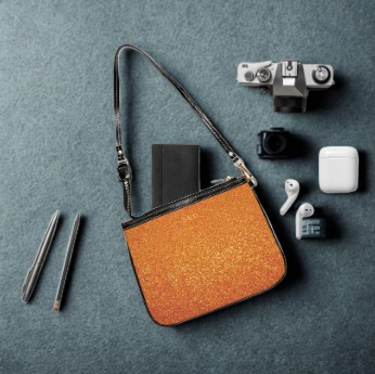 LIMITED EDITION: Solaris Ember | Sun-Forged Small Shoulder Bag | Radiance Awakened from Daylight to Dusk