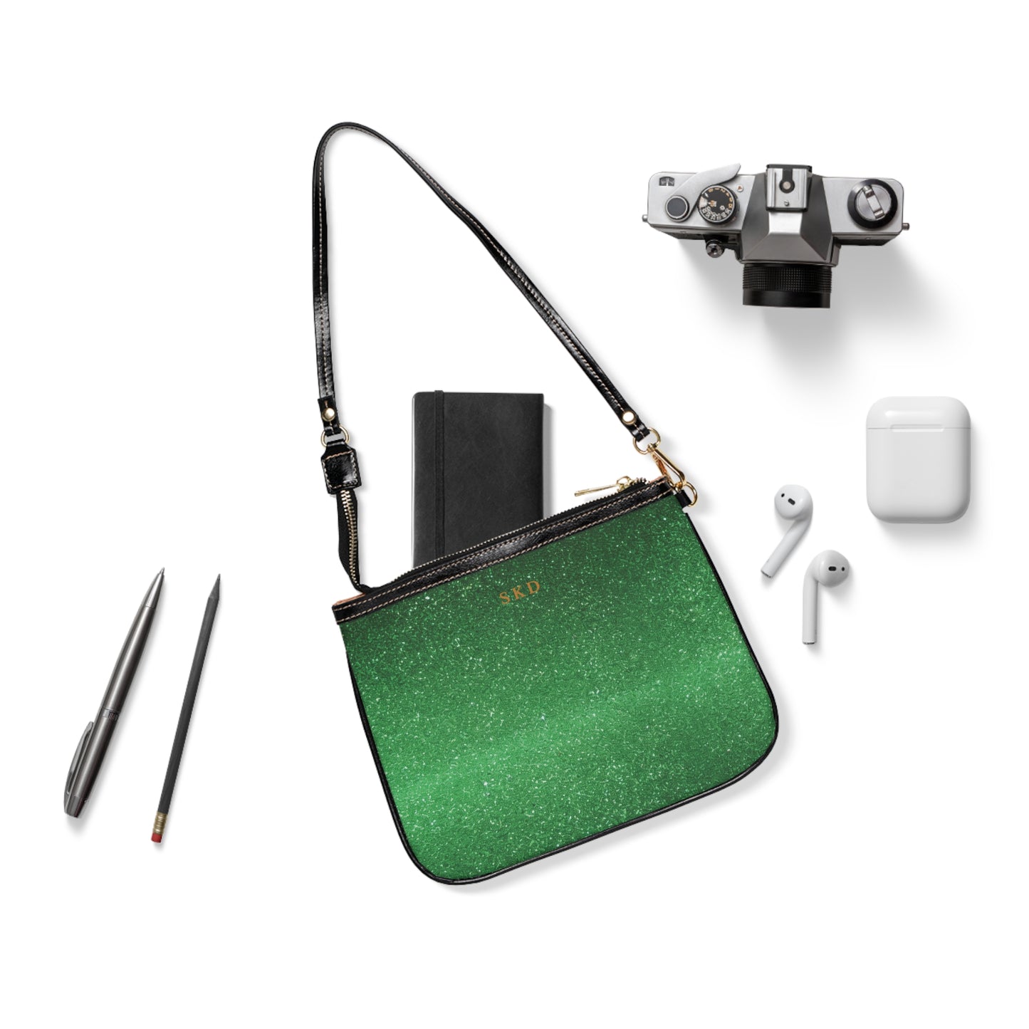 LIMITED EDITION: Emerald Enchantment | Shimmering Fairytale Shoulder Bag | Radiant Sophistication in Every Shade of Courage