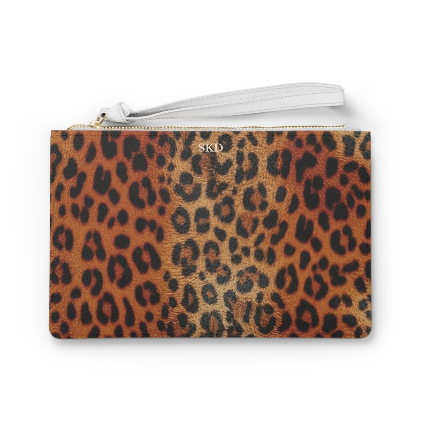 Elysian Safari | Leopard Faux Leather Clutch Bag | Timeless Glamour with a Wild Edge