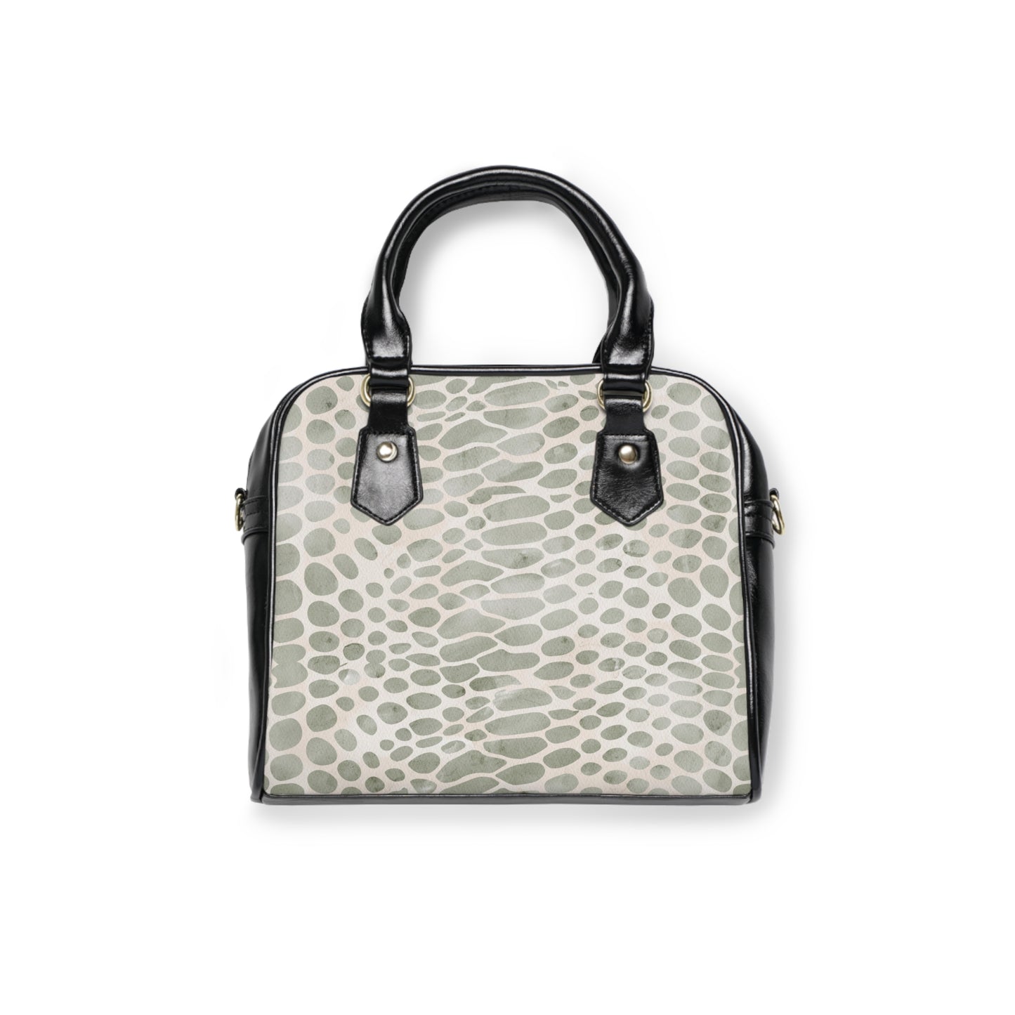 Pale Venom | Soft Taupe Faux Snake Shoulder Bag | Subtle Exotic Edge for Discerning Taste