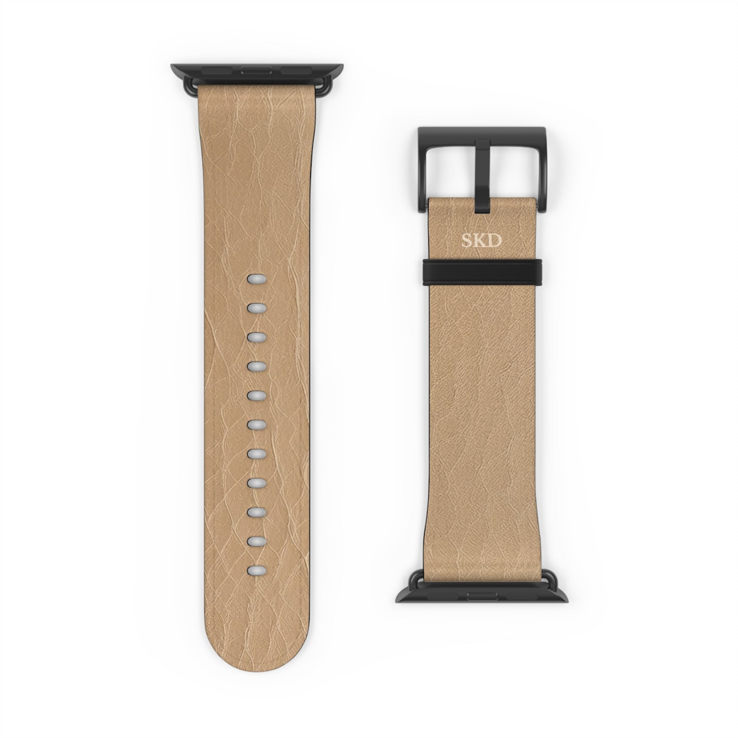 Tawny Reserve | Tan Faux Leather Luxe Apple Watch Strap, RoHS, REACH & Intertek Certified | Where Timeless Style Meets Everyday Utility