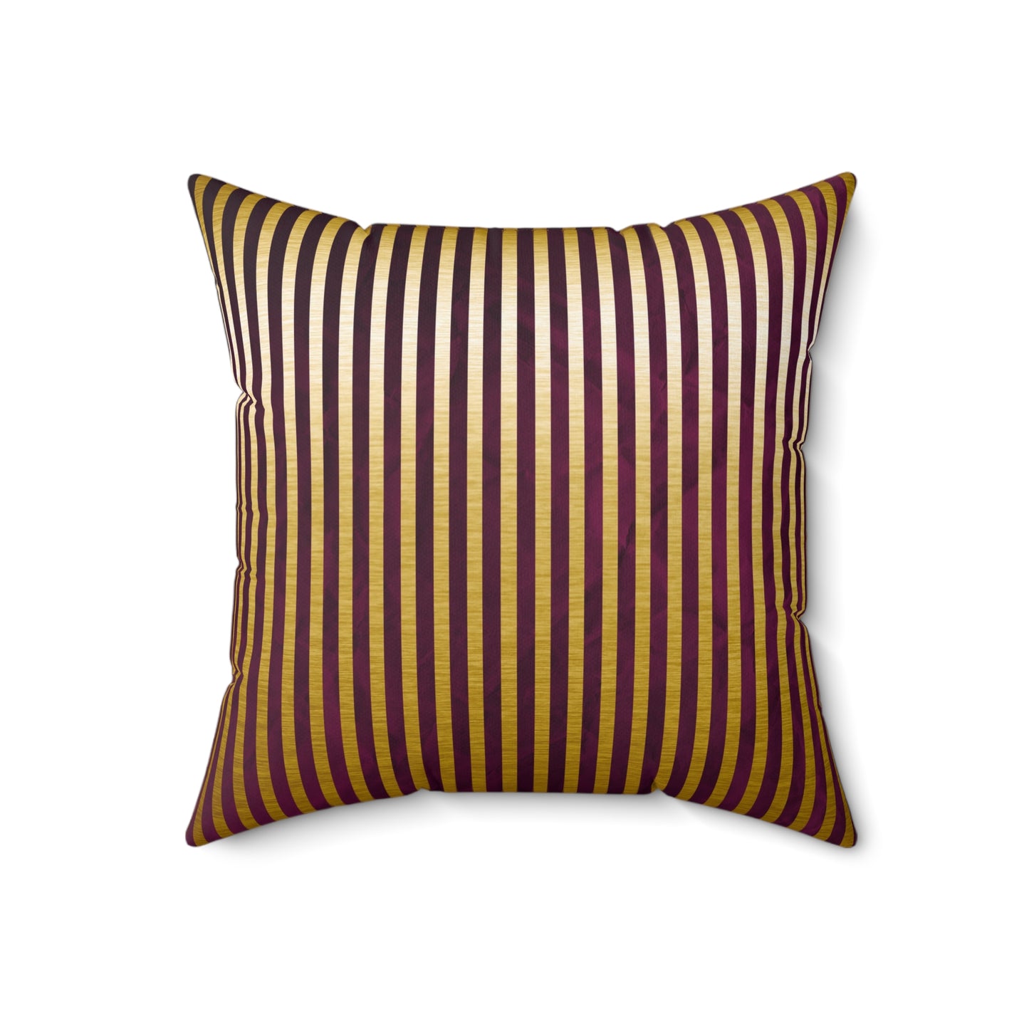 Luxury Stripes | Custom Spun Polyester Square Pillow | Stylish Double-Sided Home Décor Accent for a Personalized Touch