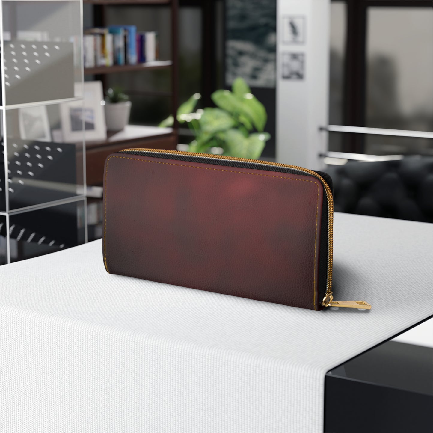 Vault Exclusive: Regal Garnet | Deep Burgundy Zipper Wallet | Elegant Statement for Refined Taste