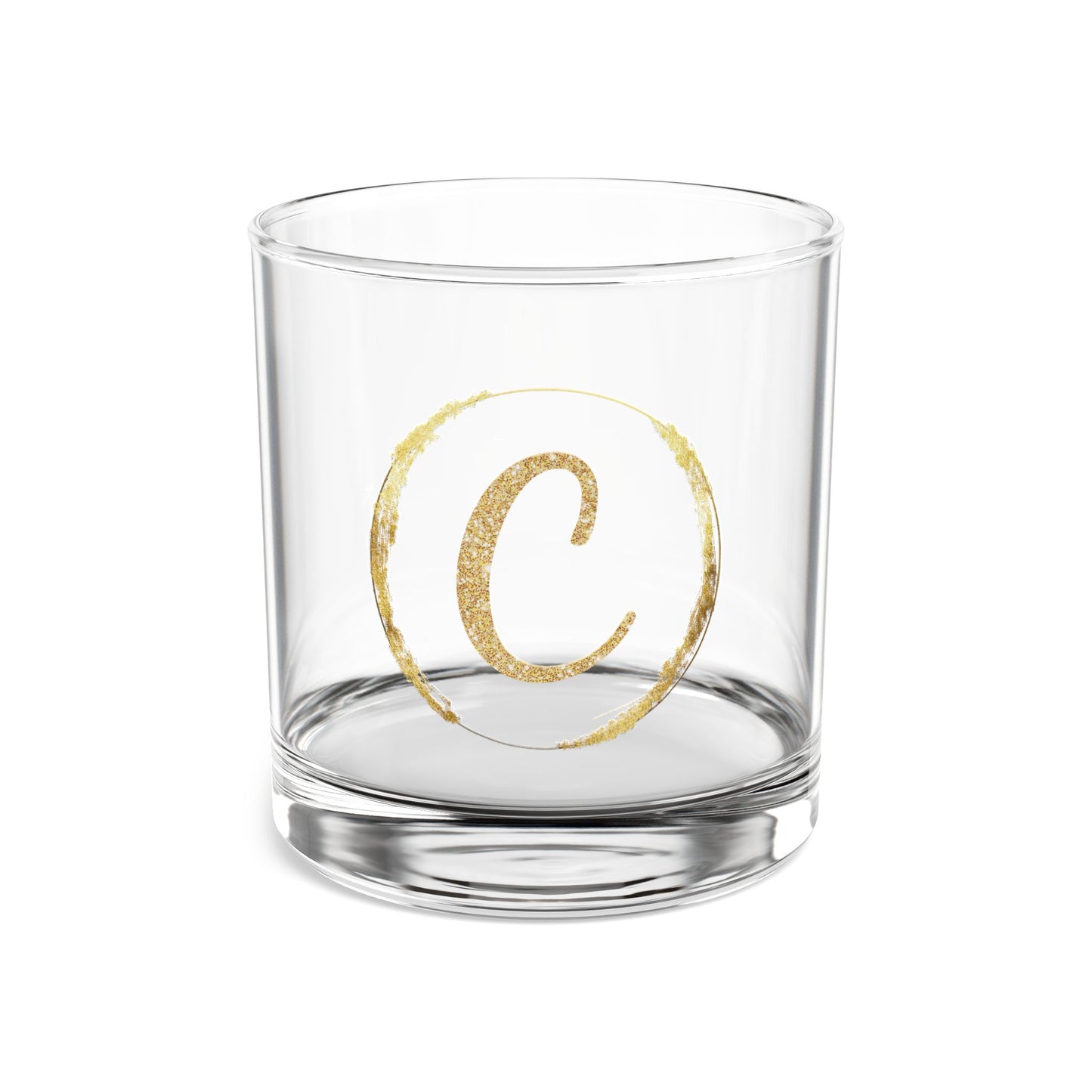 Letter C | 10oz Rocks Glass - Durable, BPA-Free, Made in the USA