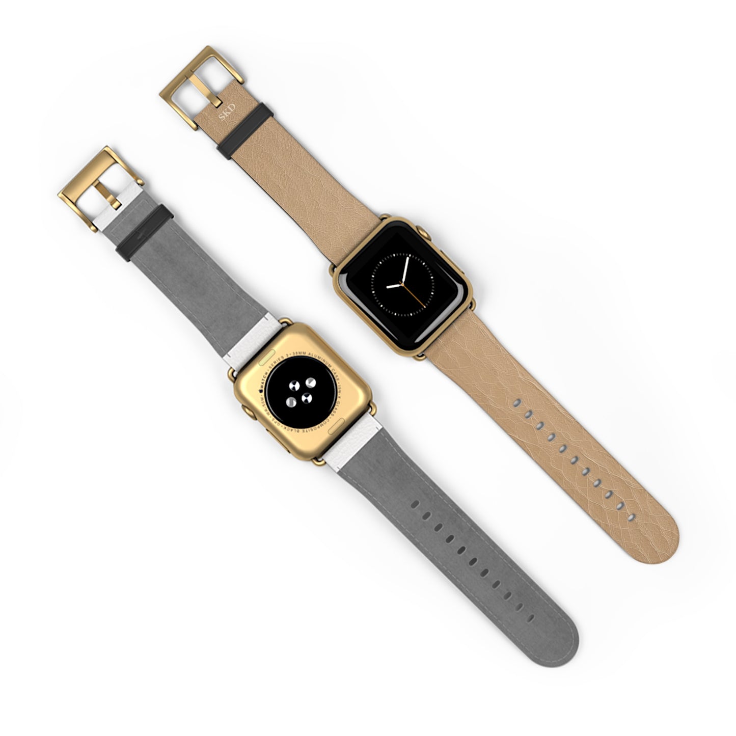 Tawny Reserve | Tan Faux Leather Luxe Apple Watch Strap, RoHS, REACH & Intertek Certified | Where Timeless Style Meets Everyday Utility