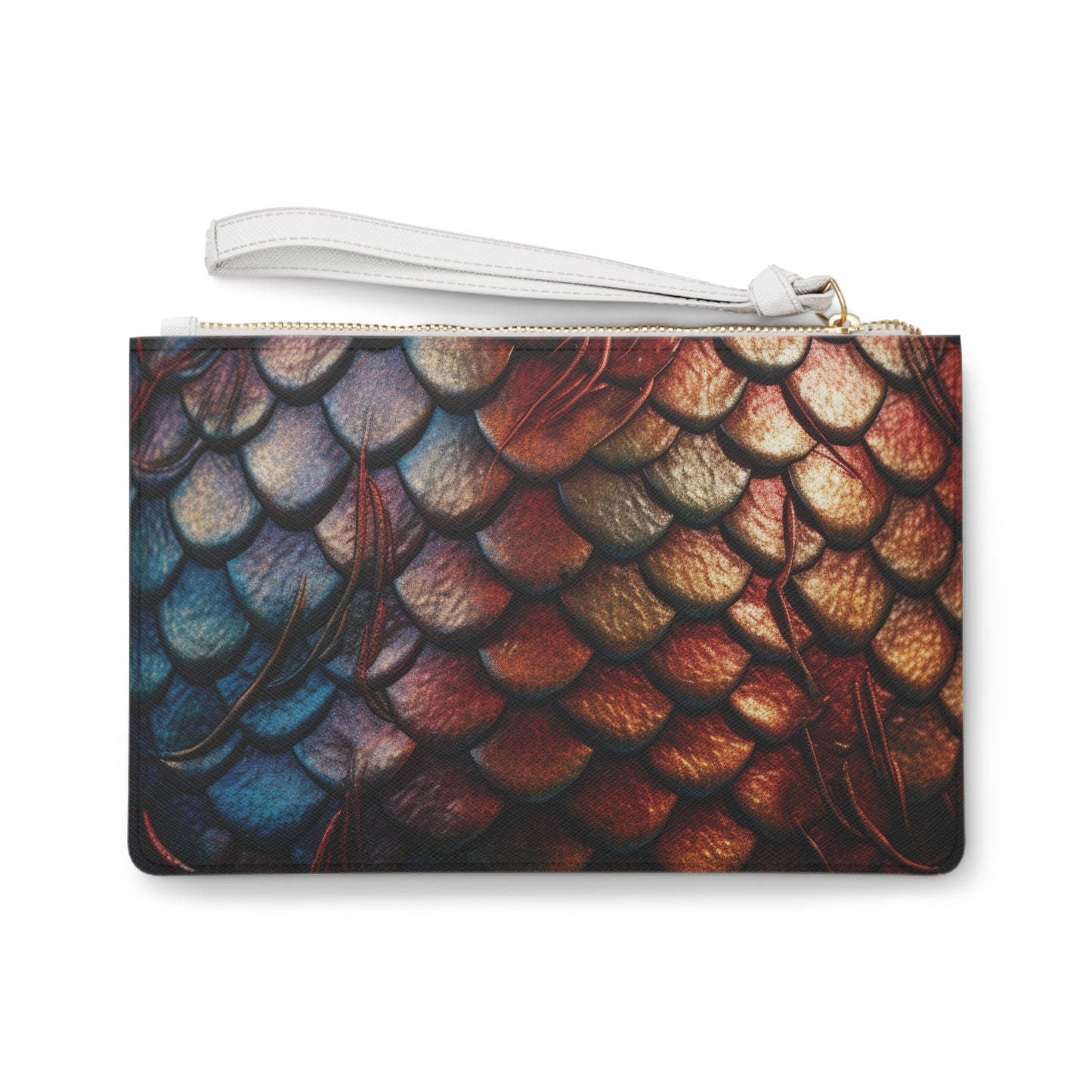 LIMITED EDITION: Enchanting Mystique | Multi-Color Dragon Scale Clutch Bag | Captivating Elegance for Evening Affairs