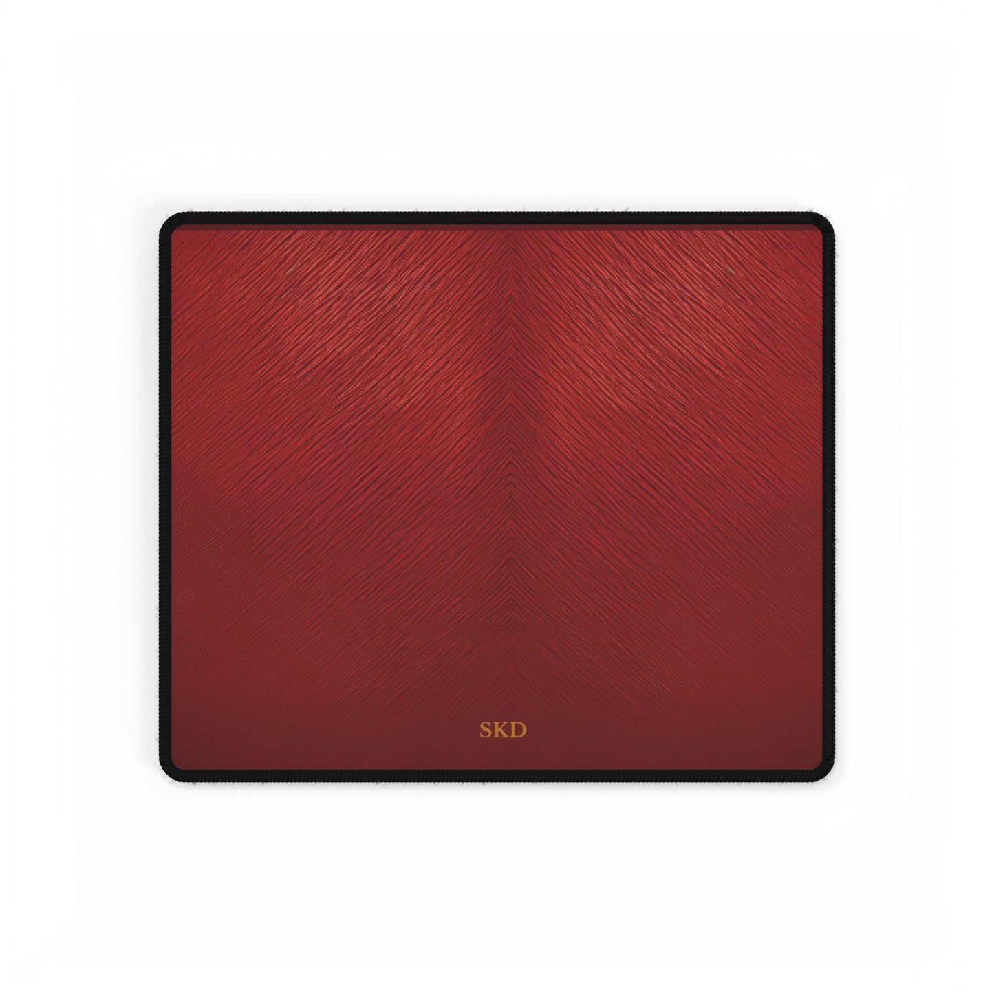Crimson Reverie | Striking Dark Red Computer Desk Mat | Non-Slip Rubber Base, Smooth Surface for Home Office, Gaming & Creative Spaces