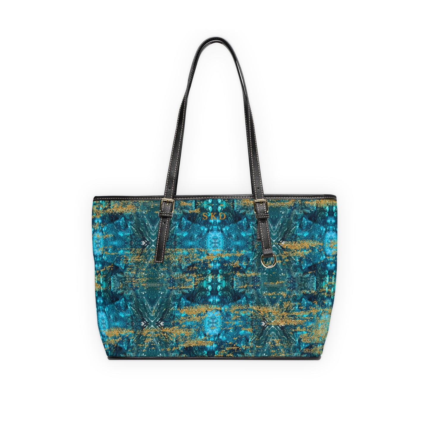 LIMITED EDITION: Celestial Reverie | Chrysocolla & Pyrite Inspired Shoulder Bag | Collector’s Vault Edition of Cleopatra’s Wise Stone”