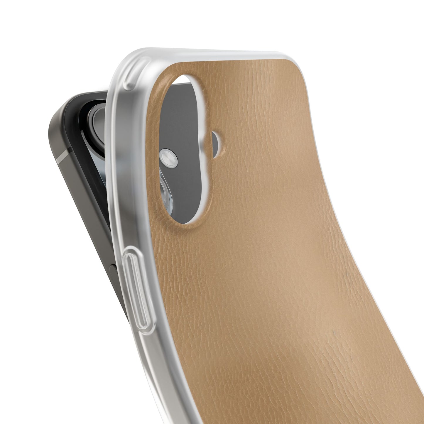 Tawny Reserve | Tan Faux Leather iPhone Case | Timeless Protection with Elevated Style