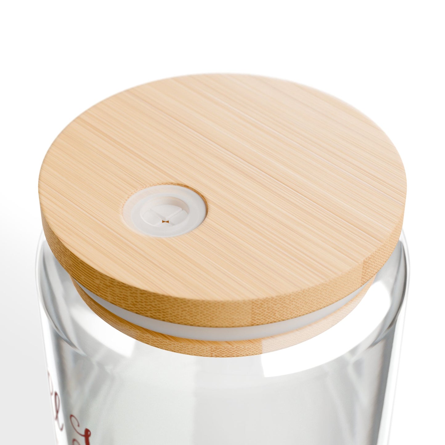 'Fall Is Here' | 16oz Custom Sipper Glass with Bamboo Lid & Straw – Perfect for Sweet Treats and Family Parties
