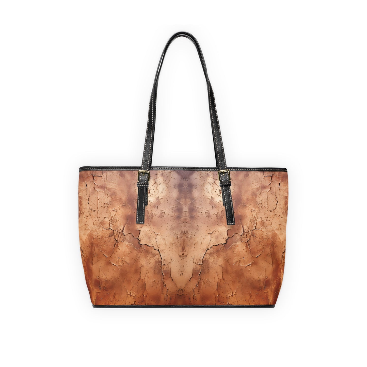 Heritage Luxe | Cognac Brown Faux Leather Shoulder Bag | Classic Sophistication with a Timeless Touch