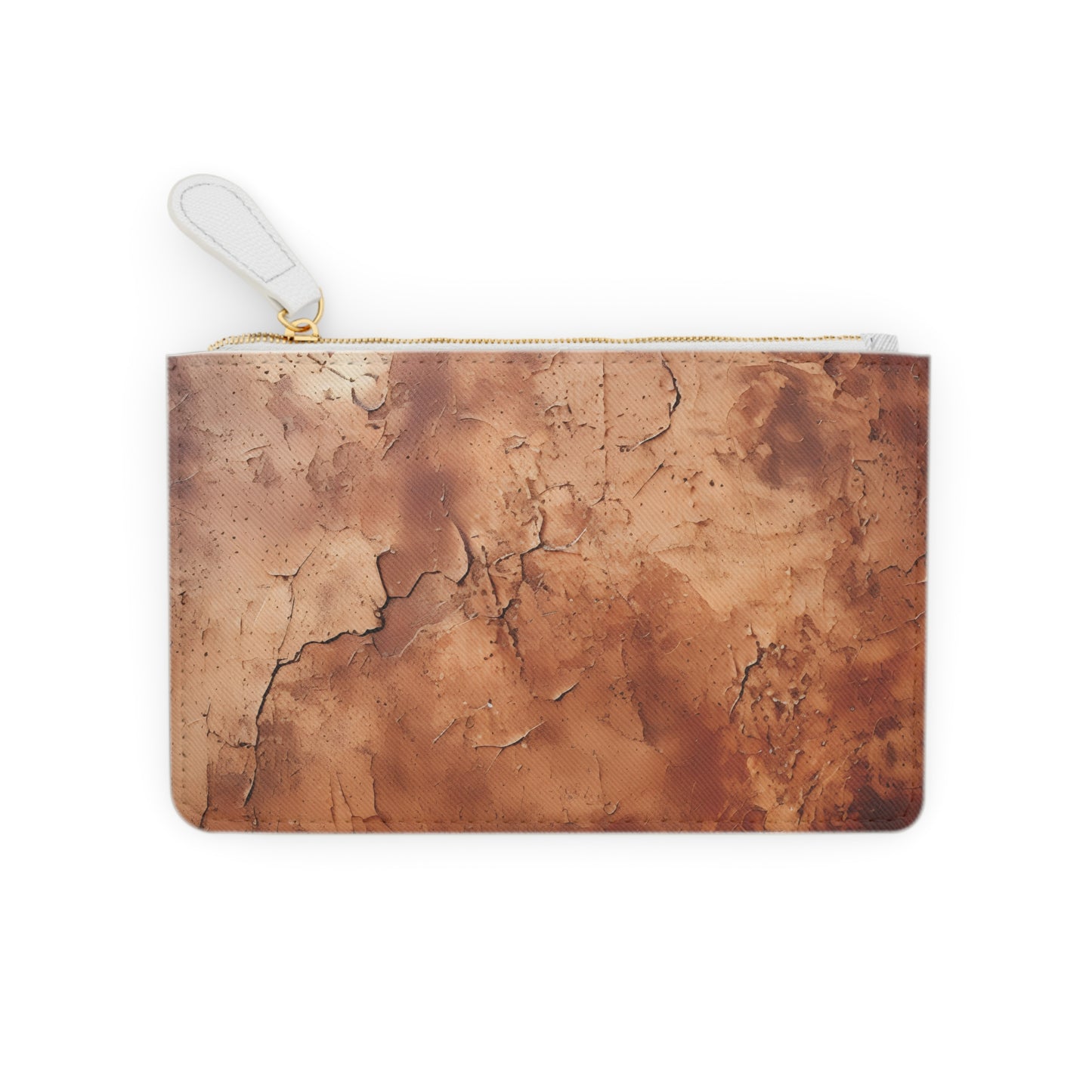 Heritage Luxe | Cognac Brown Faux Leather Mini Clutch Bag | Classic Sophistication with a Timeless Touch