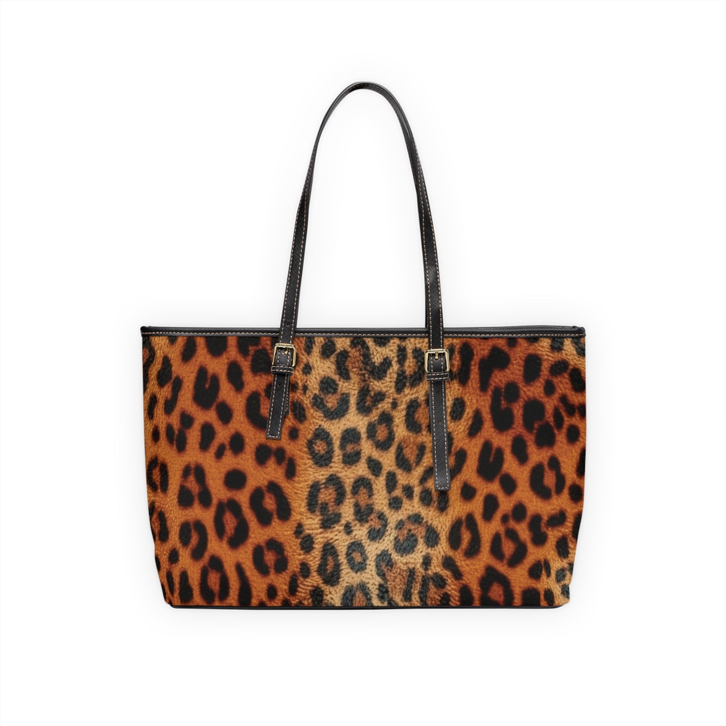Elysian Safari | Leopard Faux Leather Shoulder Bag | Timeless Glamour with a Wild Edge