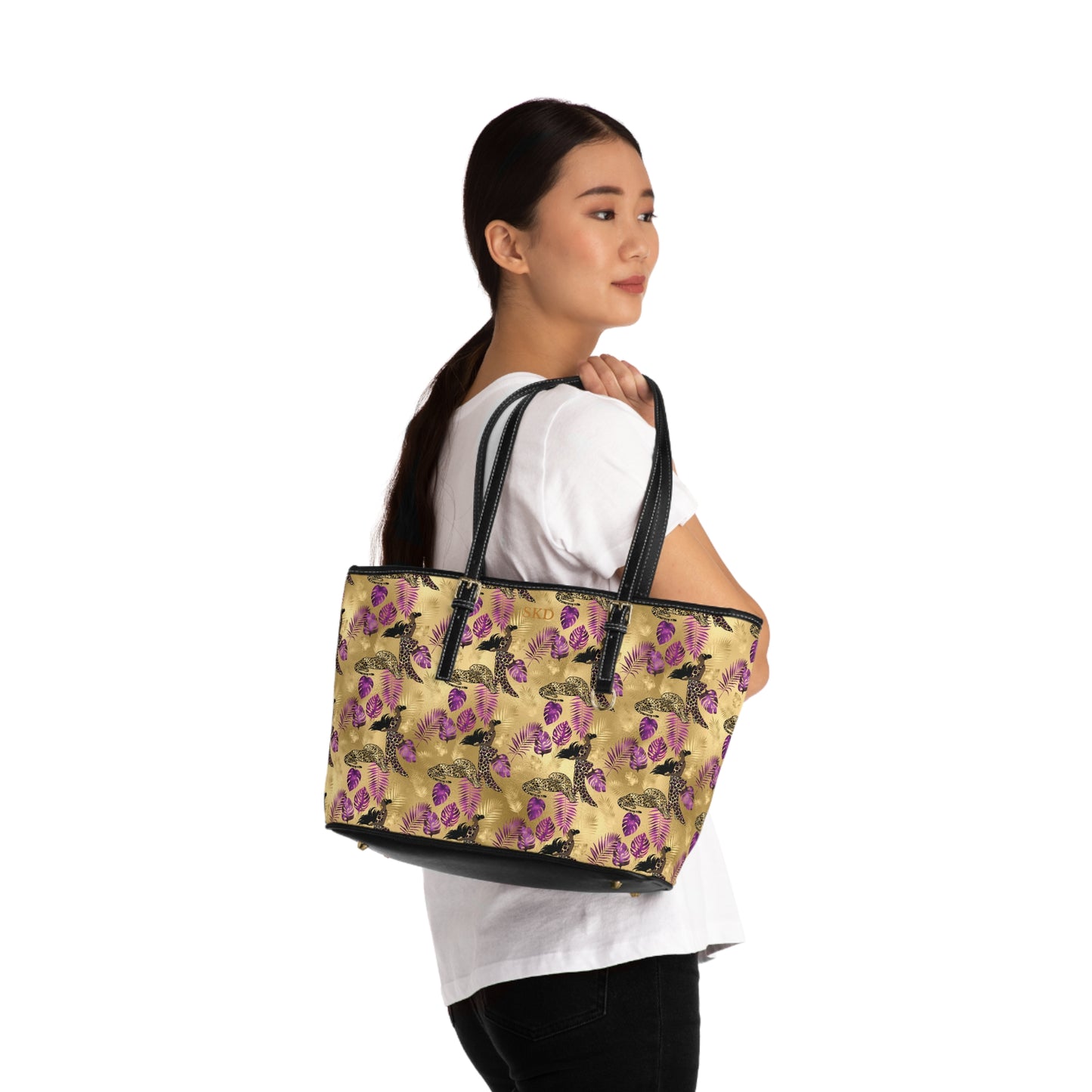 Vault Exclusive: Wild Majesty | Royal Purple and Gold Leopard Shoulder Bag | Bold Statement for Confident Fashionistas