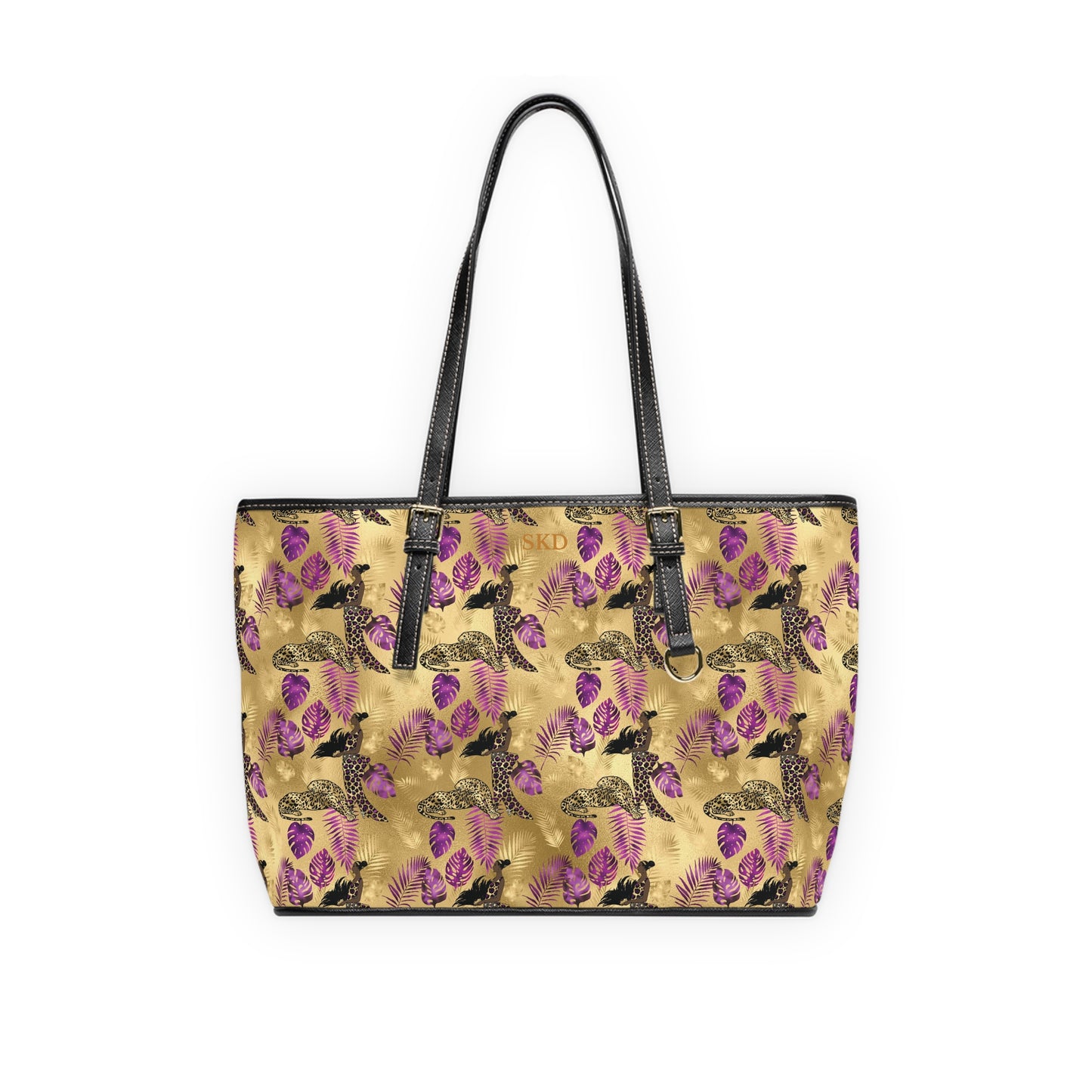 Vault Exclusive: Wild Majesty | Royal Purple and Gold Leopard Shoulder Bag | Bold Statement for Confident Fashionistas