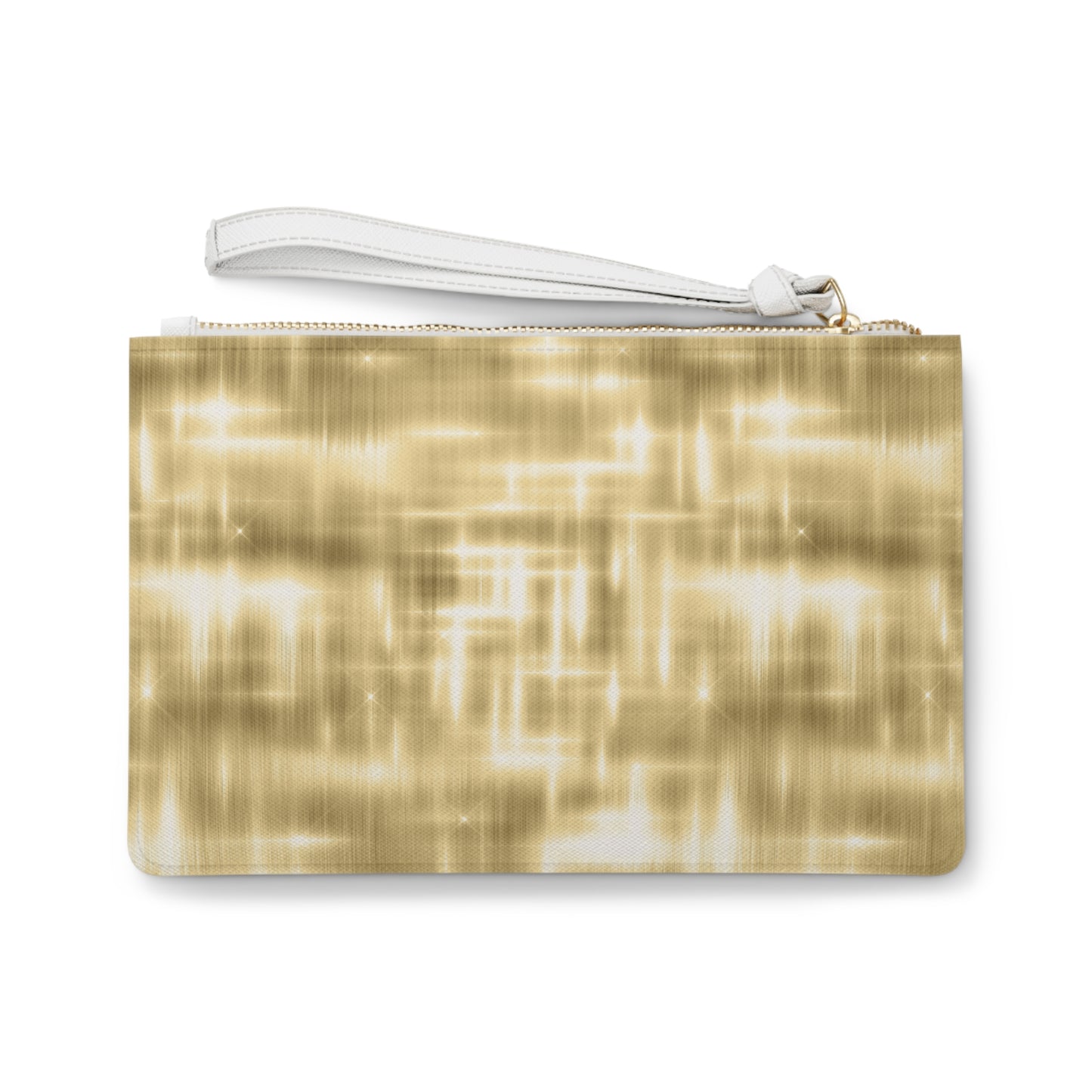 Collector's Vault: Aurum Gala | Glitter & Gold Smooth Clutch Bag | Radiant Showpiece for Grand Occasions