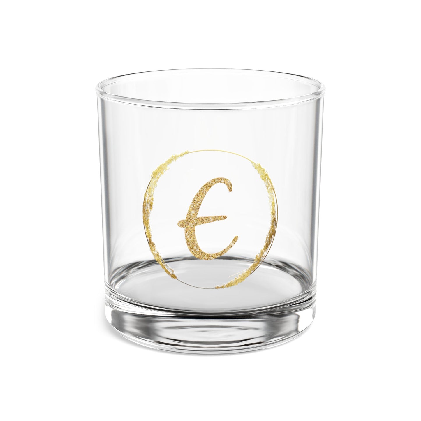 Letter E | 10oz Rocks Glass - Durable, BPA-Free, Made in the USA