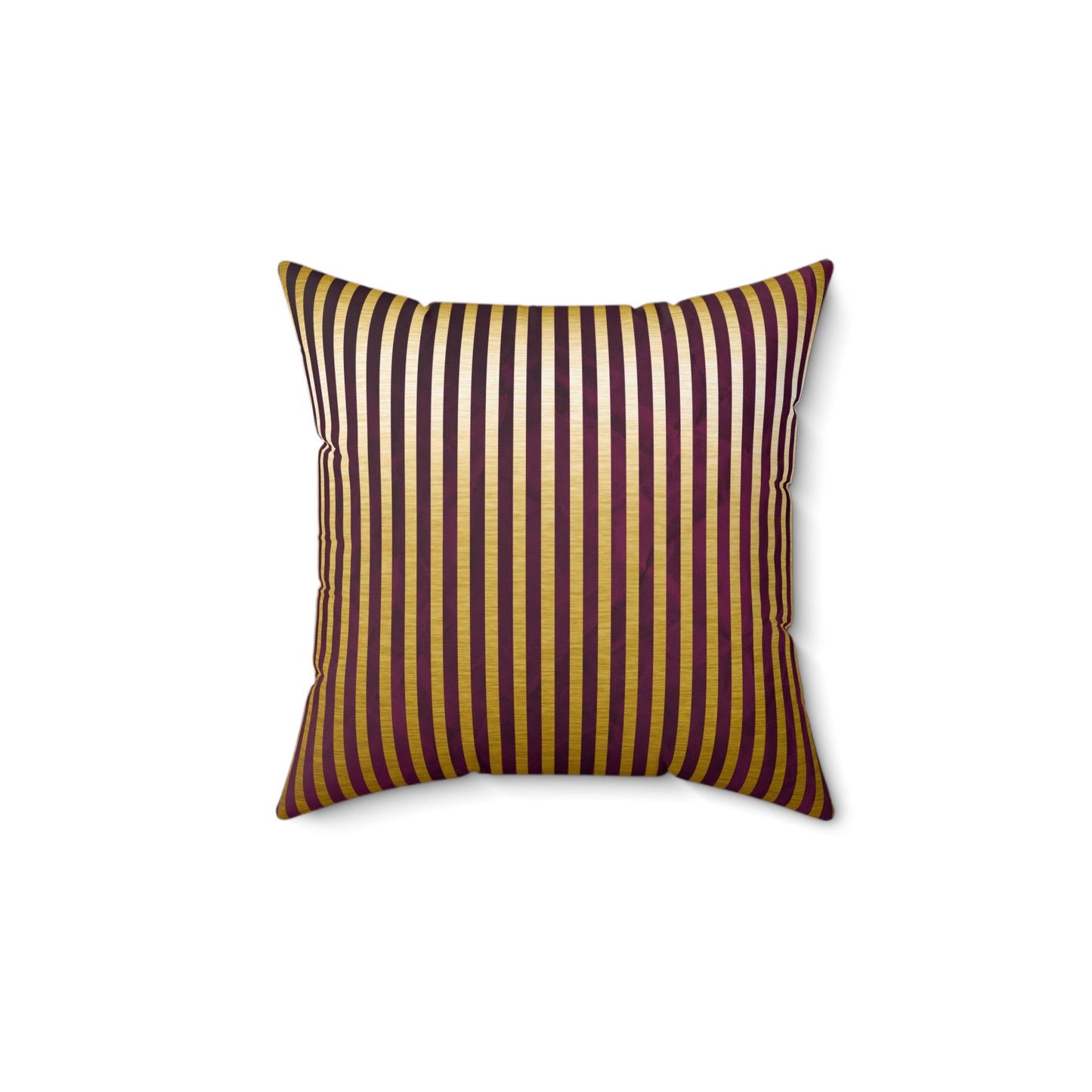 Luxury Stripes | Custom Spun Polyester Square Pillow | Stylish Double-Sided Home Décor Accent for a Personalized Touch