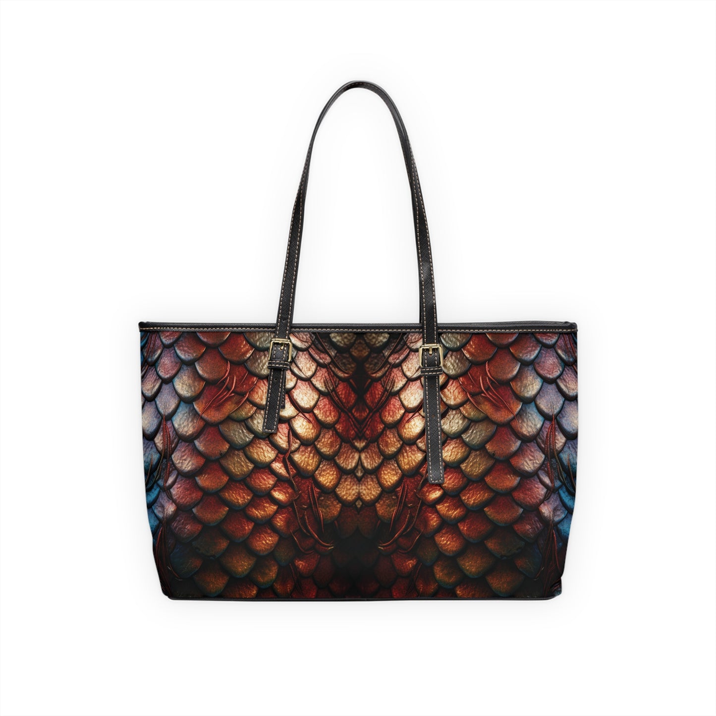 LIMITED EDITION: Enchanting Mystique | Multi-Color Dragon Scale Shoulder Bag | Captivating Elegance for Evening Affairs