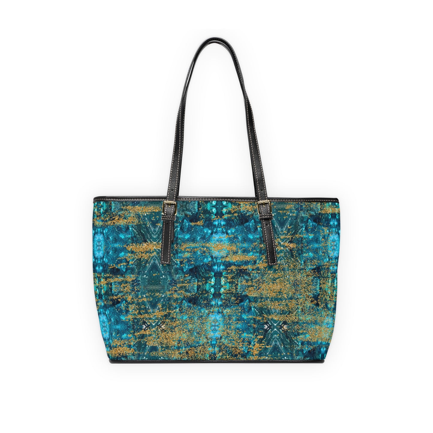 LIMITED EDITION: Celestial Reverie | Chrysocolla & Pyrite Inspired Shoulder Bag | Collector’s Vault Edition of Cleopatra’s Wise Stone”