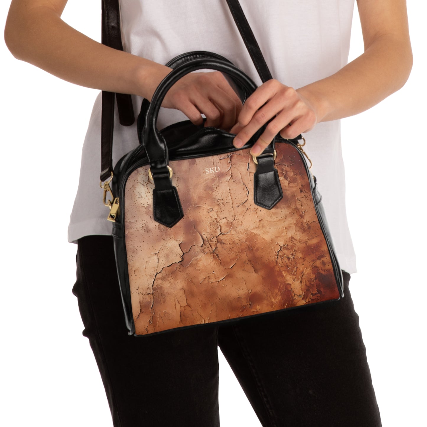 Core Collection: Heritage Luxe | Cognac Brown Faux Leather Handbag | Timeless for the Sophisticated Collector