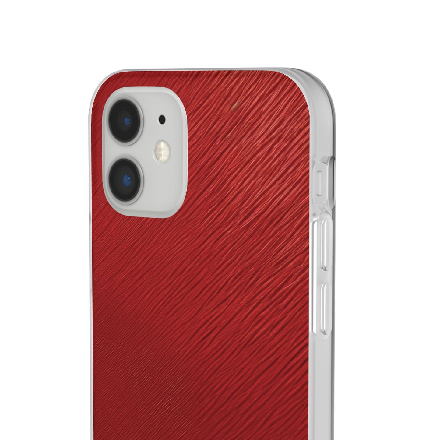Crimson Reverie | Striking Dark Red iPhone Case | Shock-Absorbing TPU Protective Cover, Slim & Wireless Charging Compatible – Unique Tech Gift for All iPhone Sizes