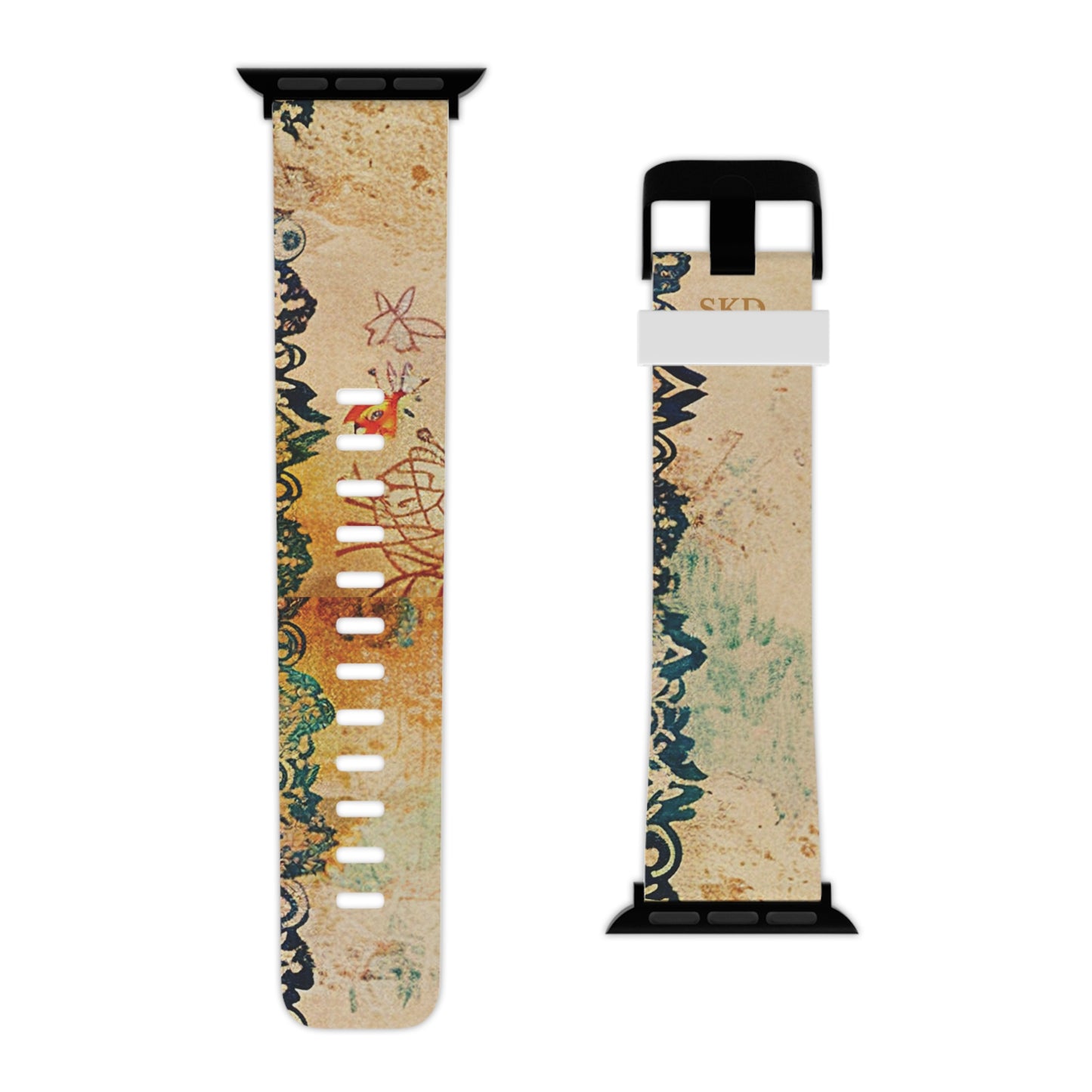 LIMITED EDITION: Timeless Tapestry | Digital Couture Vintage Floral Apple Watch Band | Adjustable Strap, Sweat-Resistant & Compatible with All Series