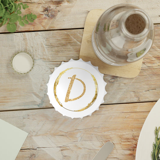 Letter D | Personalized Bottle Opener – Custom Gift for Beer Lovers & Special Occasions