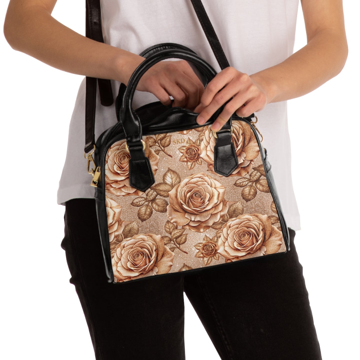Vault Exclusive: Sepine Elegance | Sweet Rose Shoulder Bag | Luxury for Nature-Inspired Glam