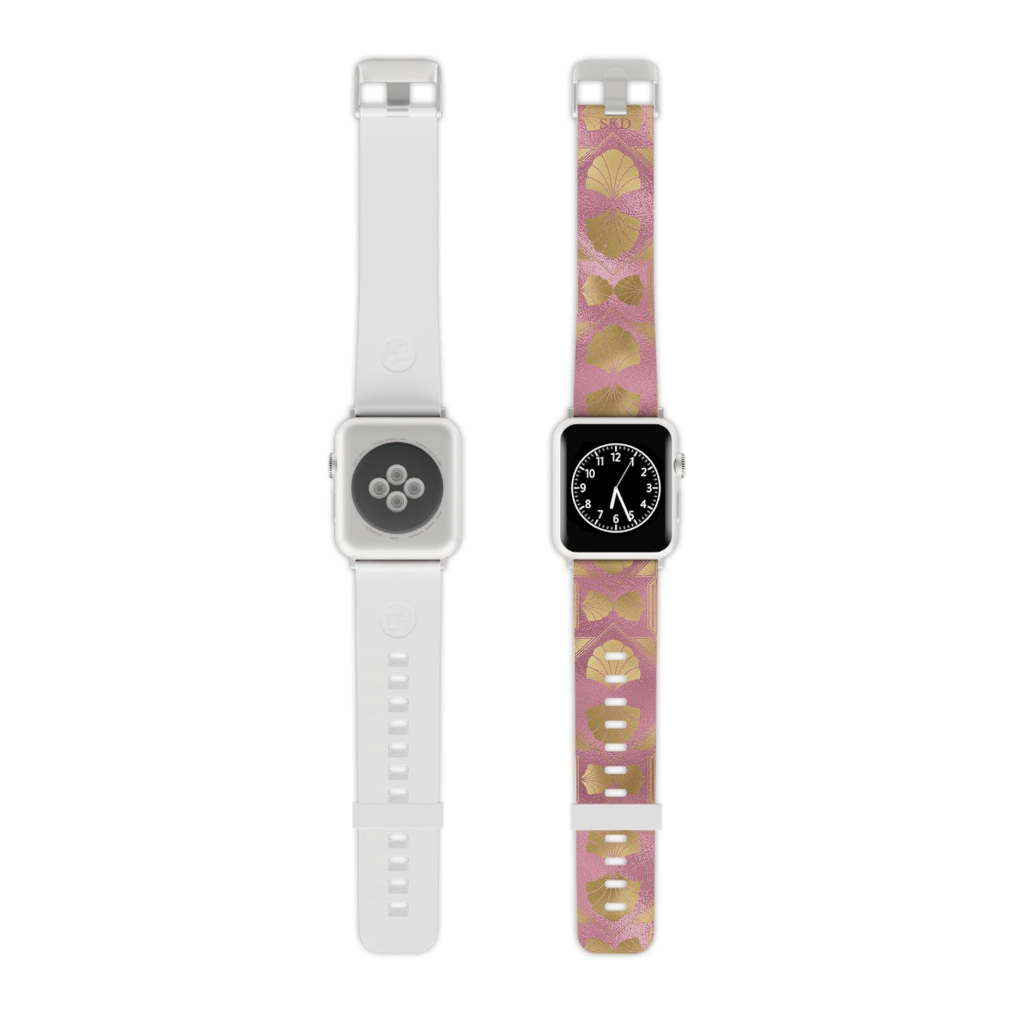 Collector's Vault: Blush Horizon | Digital Couture Pastel Pink Apple Watch Band | Adjustable Strap, Sweat-Resistant & Compatible with All Series