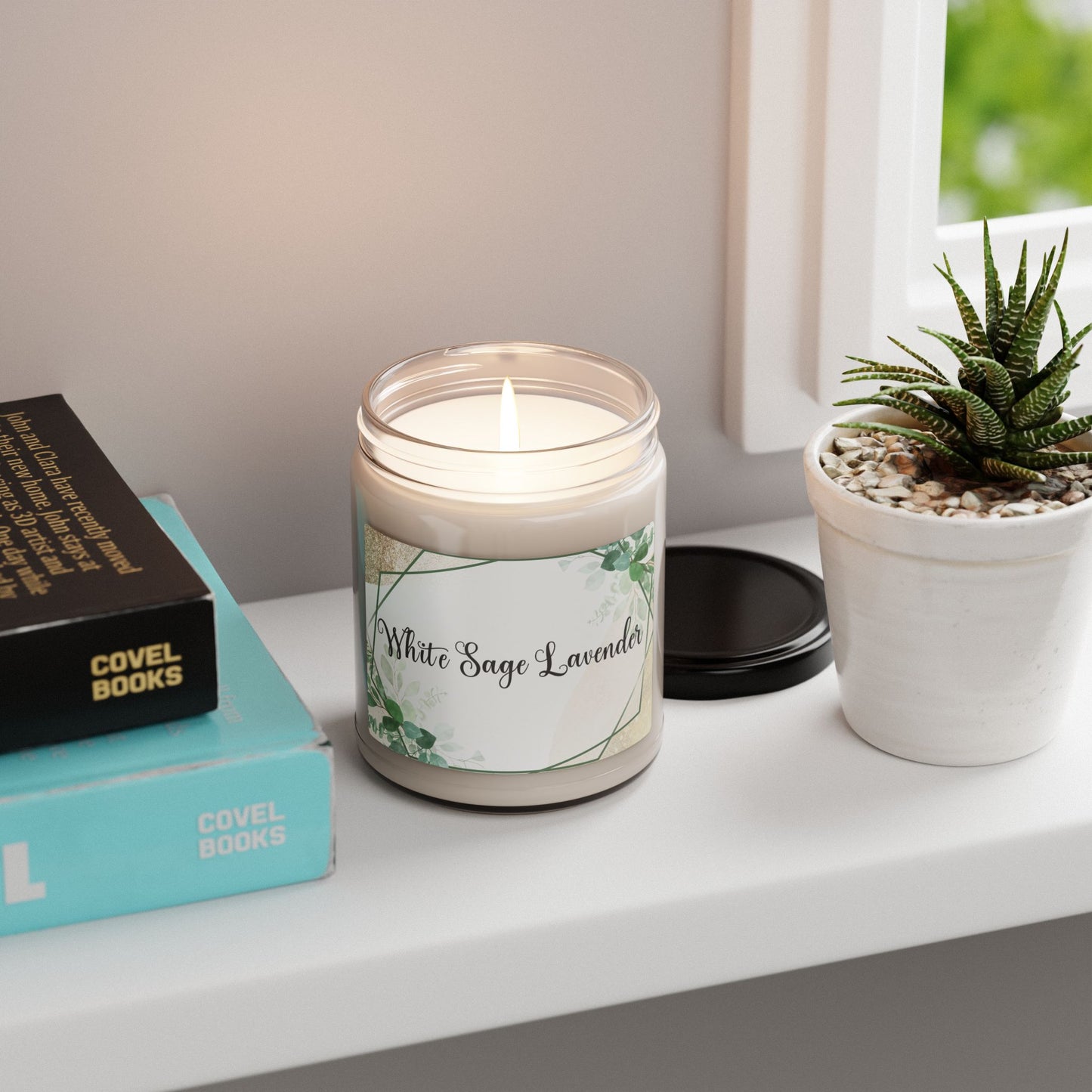 White Sage Lavender | Custom 9oz Scented Soy Candles | Available in 9 Luxurious Scents
