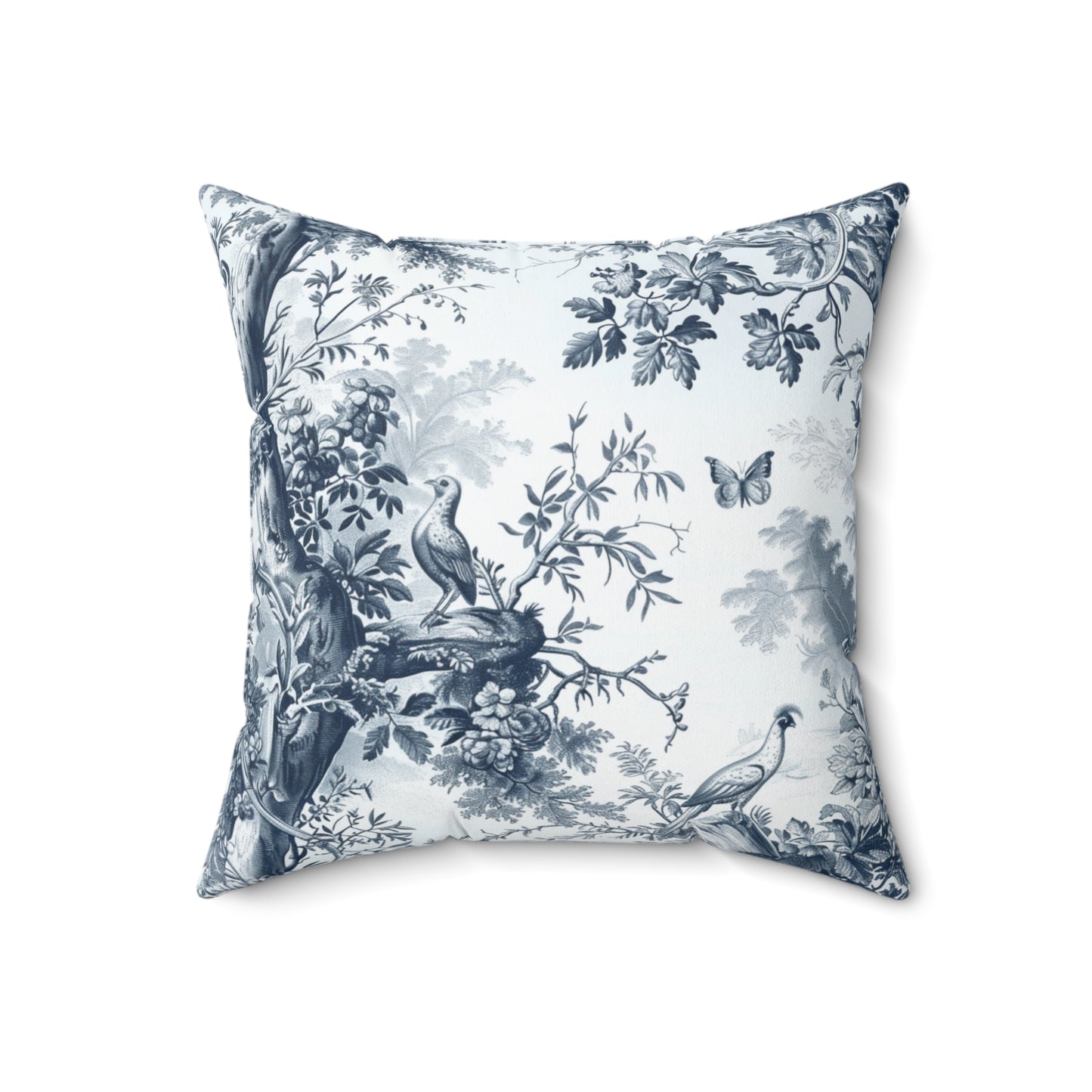 Birds of a Feather Custom Spun Polyester Square Pillow – Stylish Double-Sided Home Décor Accent for a Personalized Touch - All Smiles