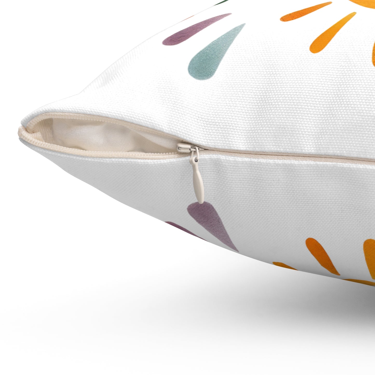 Custom Spun Polyester Square Pillow – Stylish Double-Sided Home Décor Accent for a Personalized Touch - All Smiles