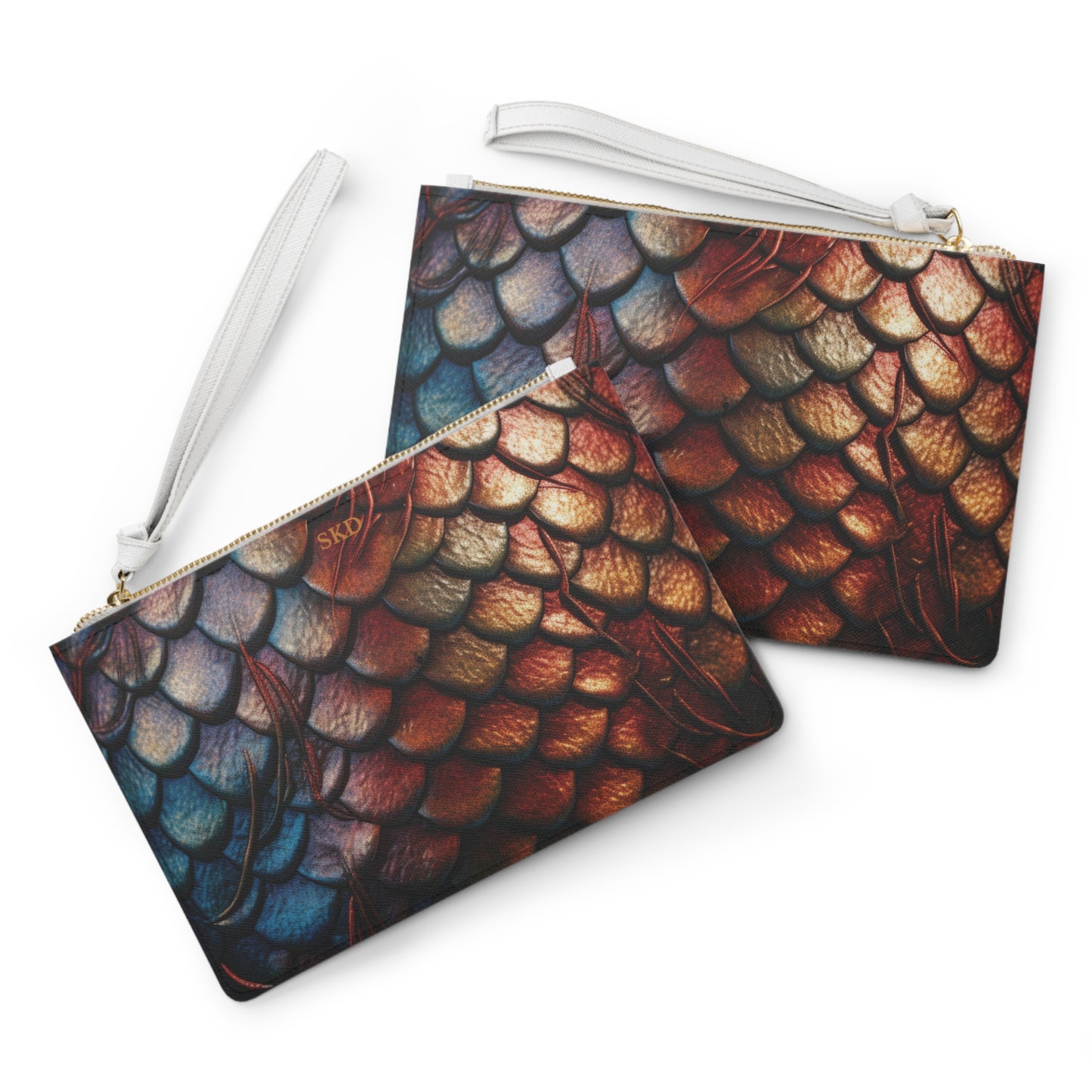 LIMITED EDITION: Enchanting Mystique | Multi-Color Dragon Scale Clutch Bag | Captivating Elegance for Evening Affairs