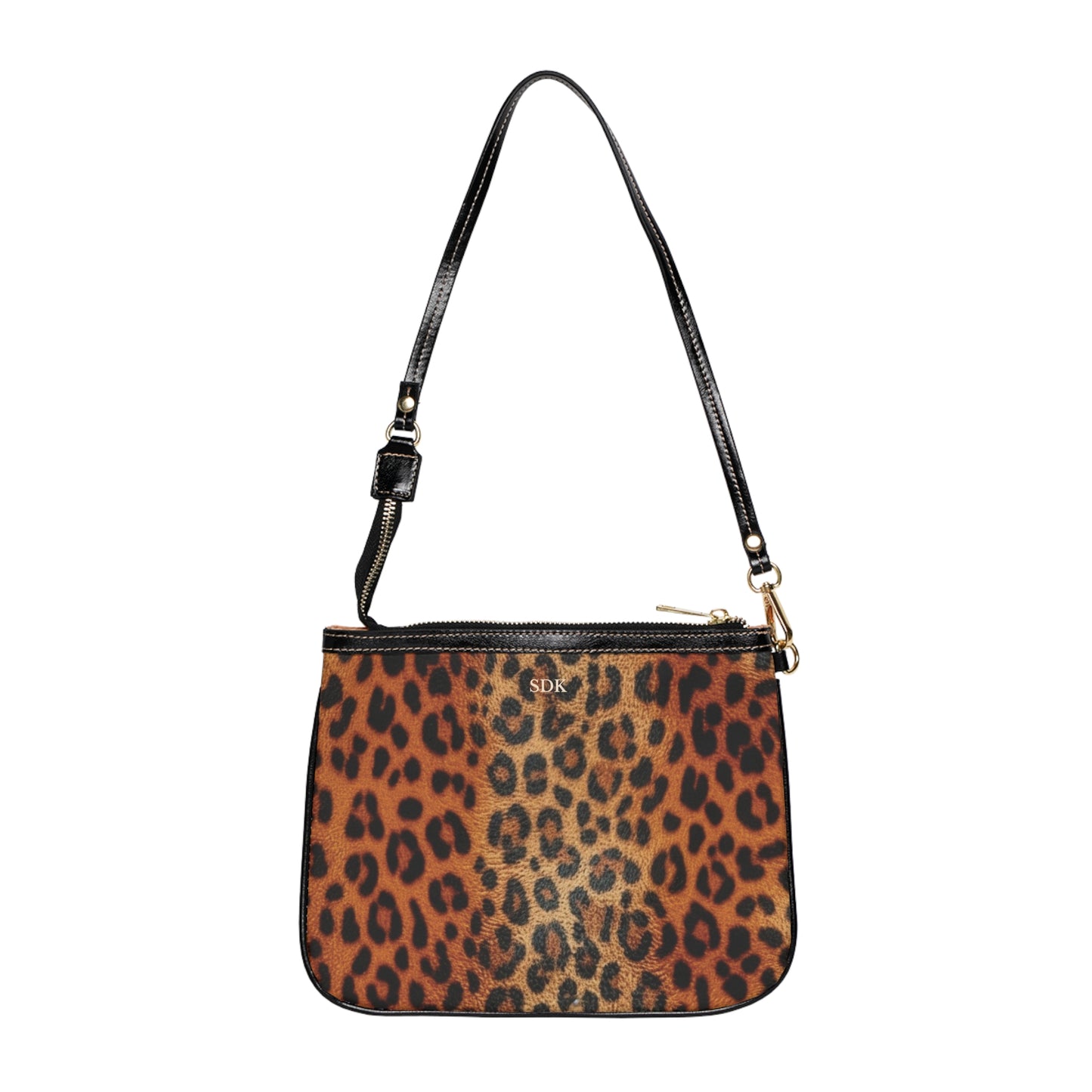 Core Collection: Elysian Safari | Leopard Faux Leather Small Shoulder Bag | Timeless Glamour with a Wild Edge
