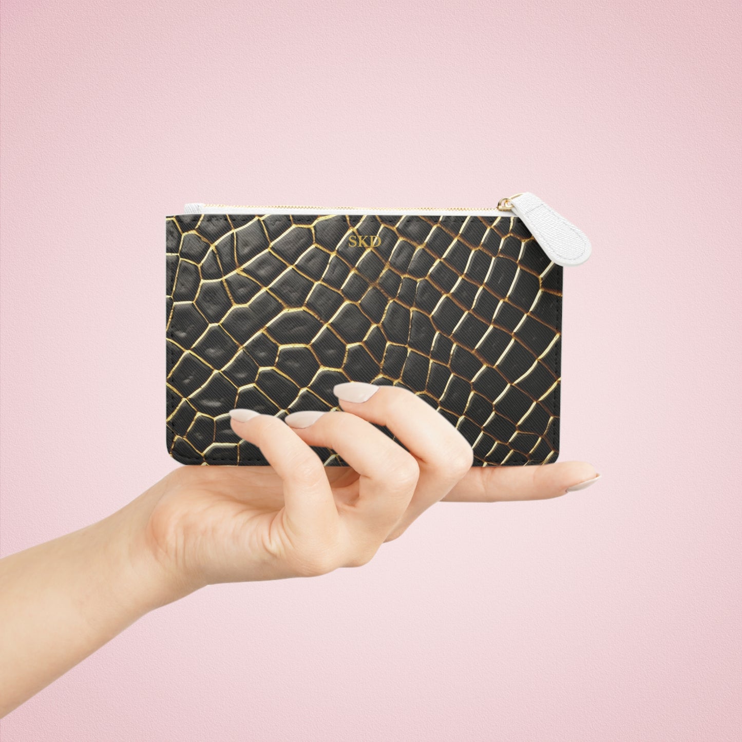LIMITED EDITION: Obsidian Venom | Striking Black & Gold Mini Clutch Bag | Striking Statement Piece for Bold & Elegant Women