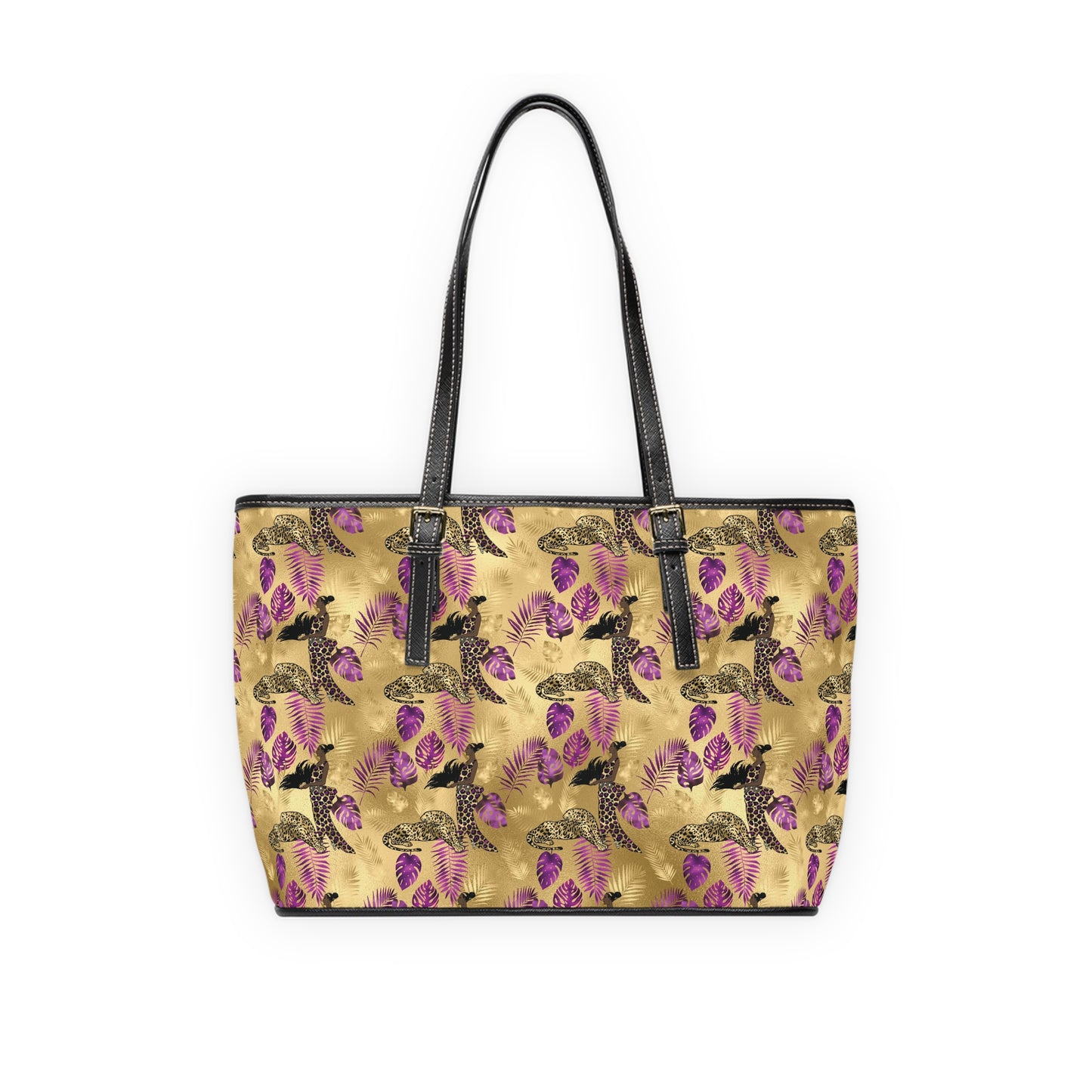 Vault Exclusive: Wild Majesty | Royal Purple and Gold Leopard Shoulder Bag | Bold Statement for Confident Fashionistas