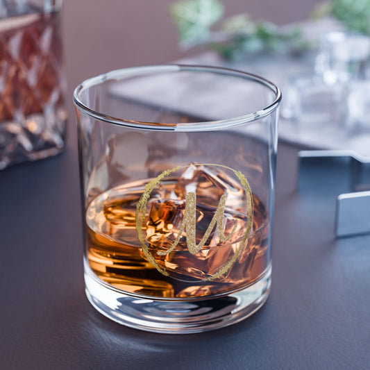 Letter M | 10oz Rocks Glass - Durable, BPA-Free, Made in the USA