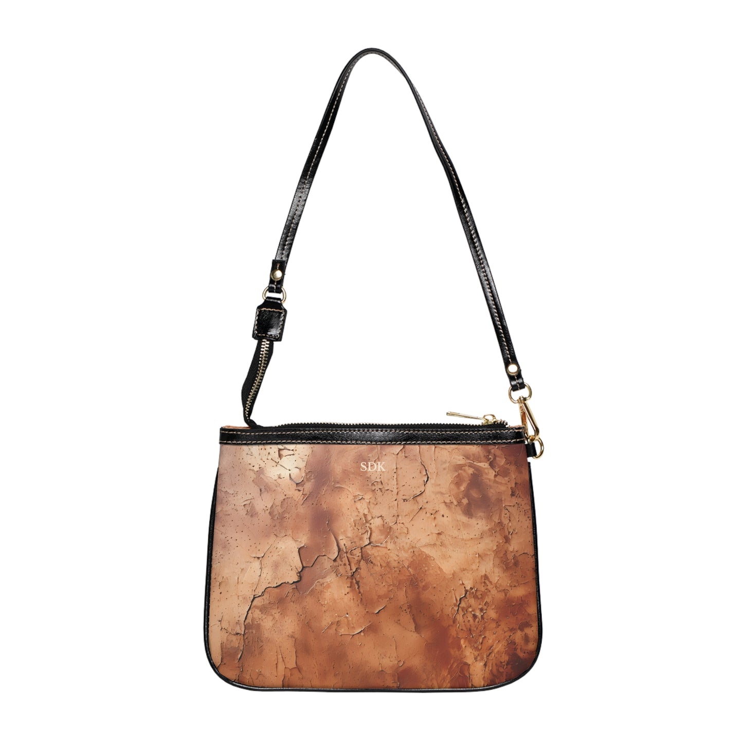 Core Collection: Heritage Luxe | Cognac Brown Faux Leather Small Shoulder Bag | Classic Sophistication with a Timeless Touch