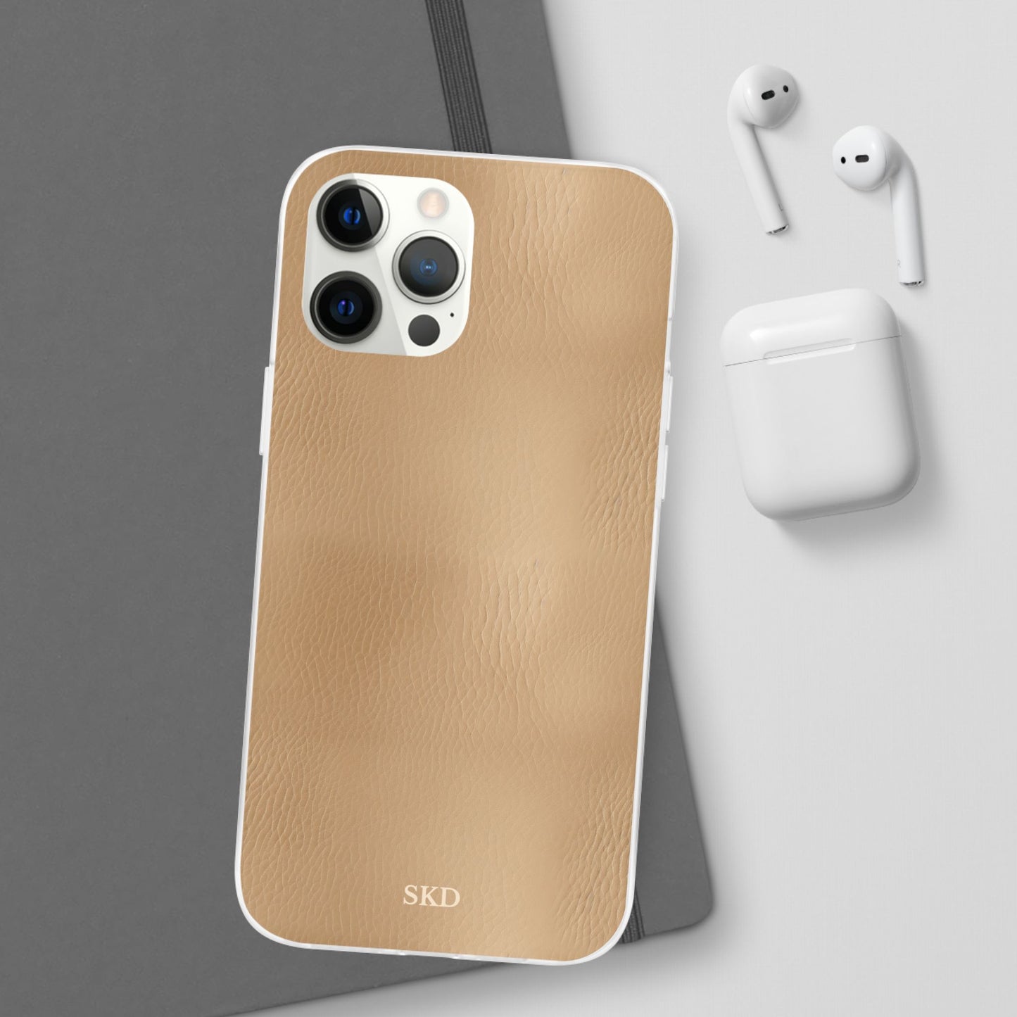 Tawny Reserve | Tan Faux Leather iPhone Case | Timeless Protection with Elevated Style