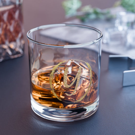 Letter Y | 10oz Rocks Glass - Durable, BPA-Free, Made in the USA