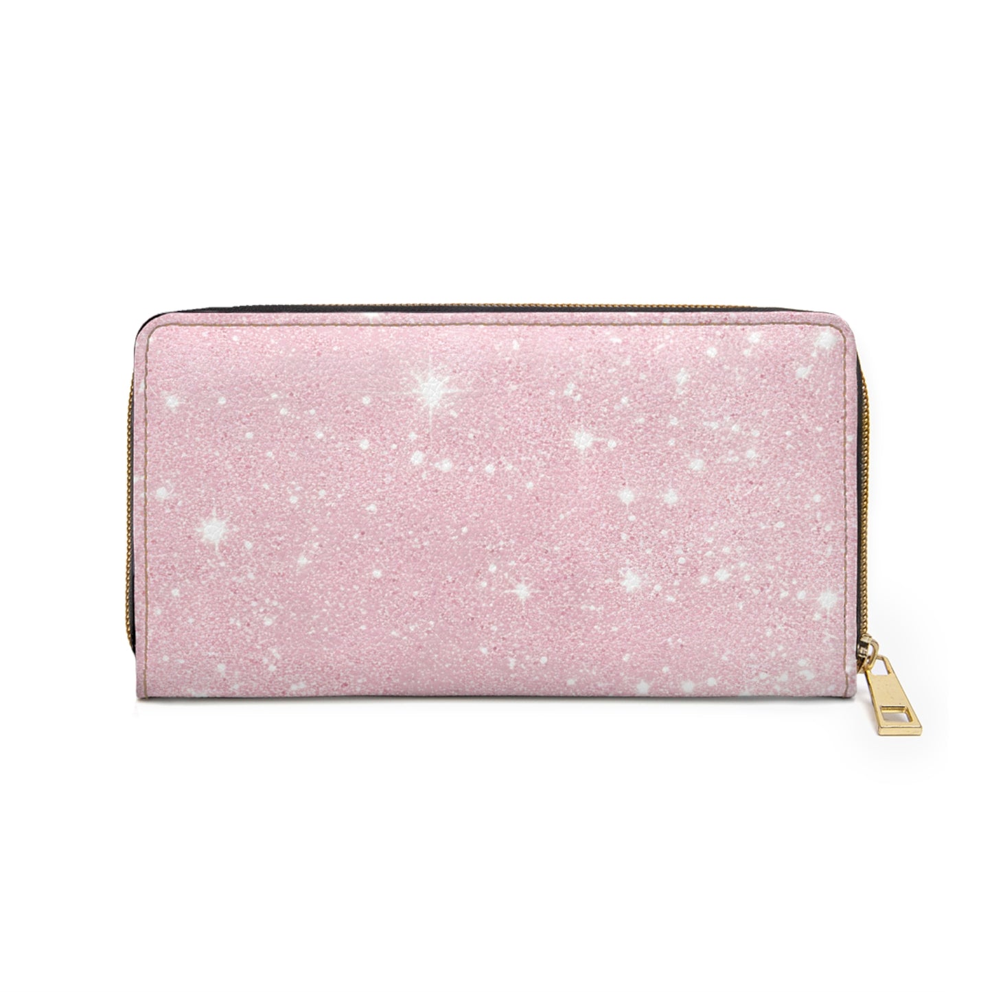 LIMITED EDITION: Stardust Enchantment | Luminous Rose Zipper Wallet | Radiant Grace From the Light Within
