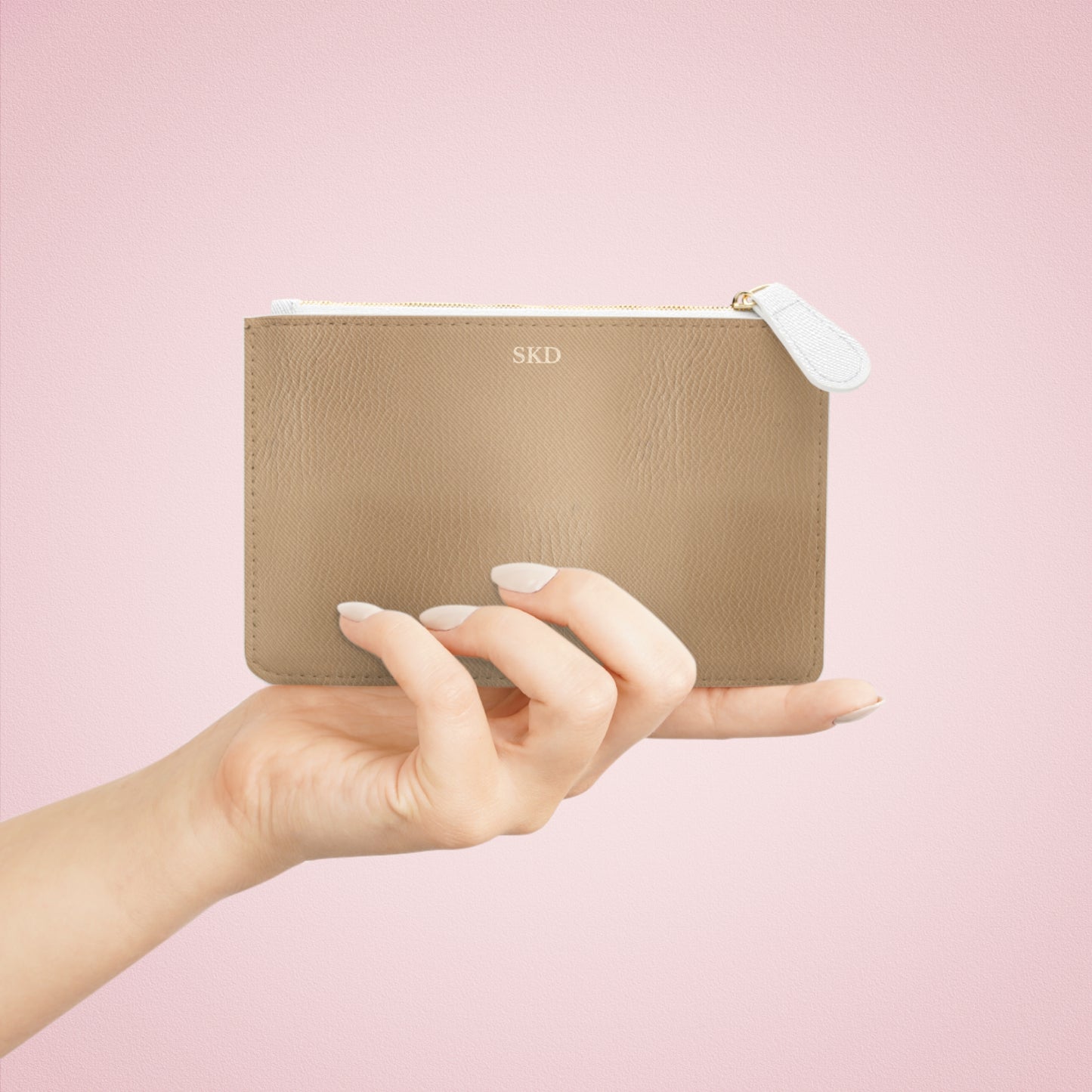 Tawny Reserve | Smooth Tan Faux Leather Mini Clutch Bag | Warm Neutral Essential for Refined Style